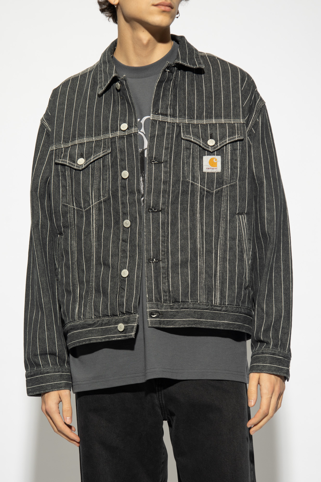 Carhartt hot sale striped jacket